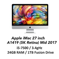 iMac 27"(2017)/i5-7500/3.4gHz/24GB/1TB Fusion Drive-Excellent
