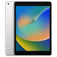 Apple iPad 9th Gen Wi-Fi + Cellular 64GB Silver - Excellent (Refurbished)