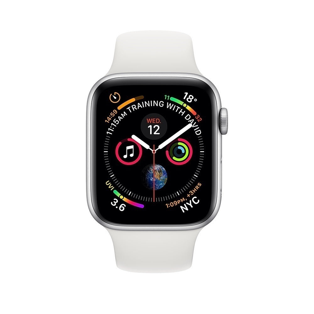 Apple Watch Series 4 (Cellular) 40mm Silver Aluminium Case - Premium