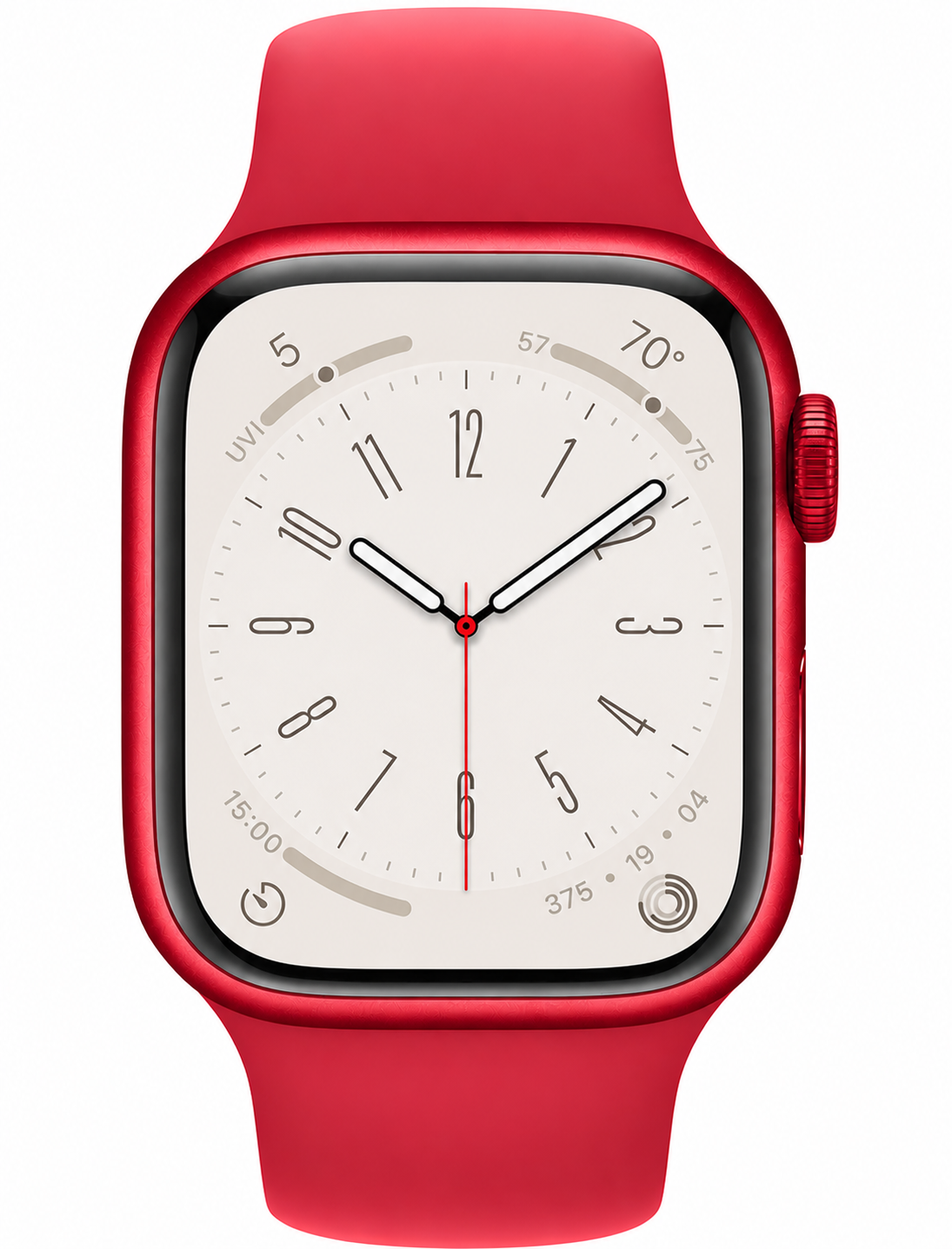 Apple Watch Series 8 (GPS) 41mm Red AL Case Red Band - As New (Refurbished)