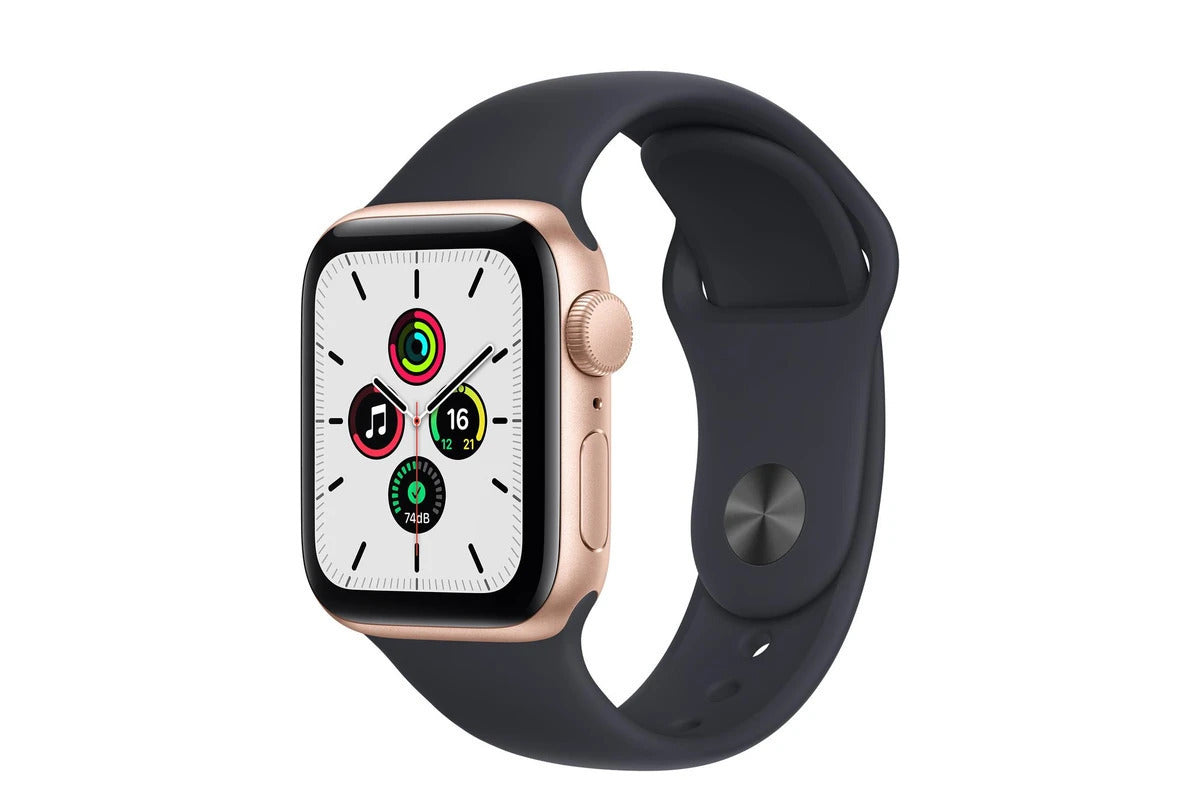 Apple Watch SE 1st Gen(Cellular) 40mm Gold AL Case Black Band - As New (Refurbished)