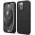 Bloom Liquid Silicone Case Compatible with iPhone 12 & 12 Pro (6.1"), Premium Silicone case, Full Body Protection (Black)