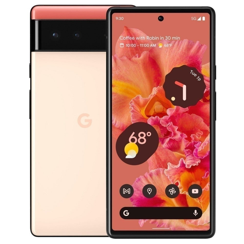 Google Pixel 6 128GB Kinda Coral - As New Condition (Refurbished)