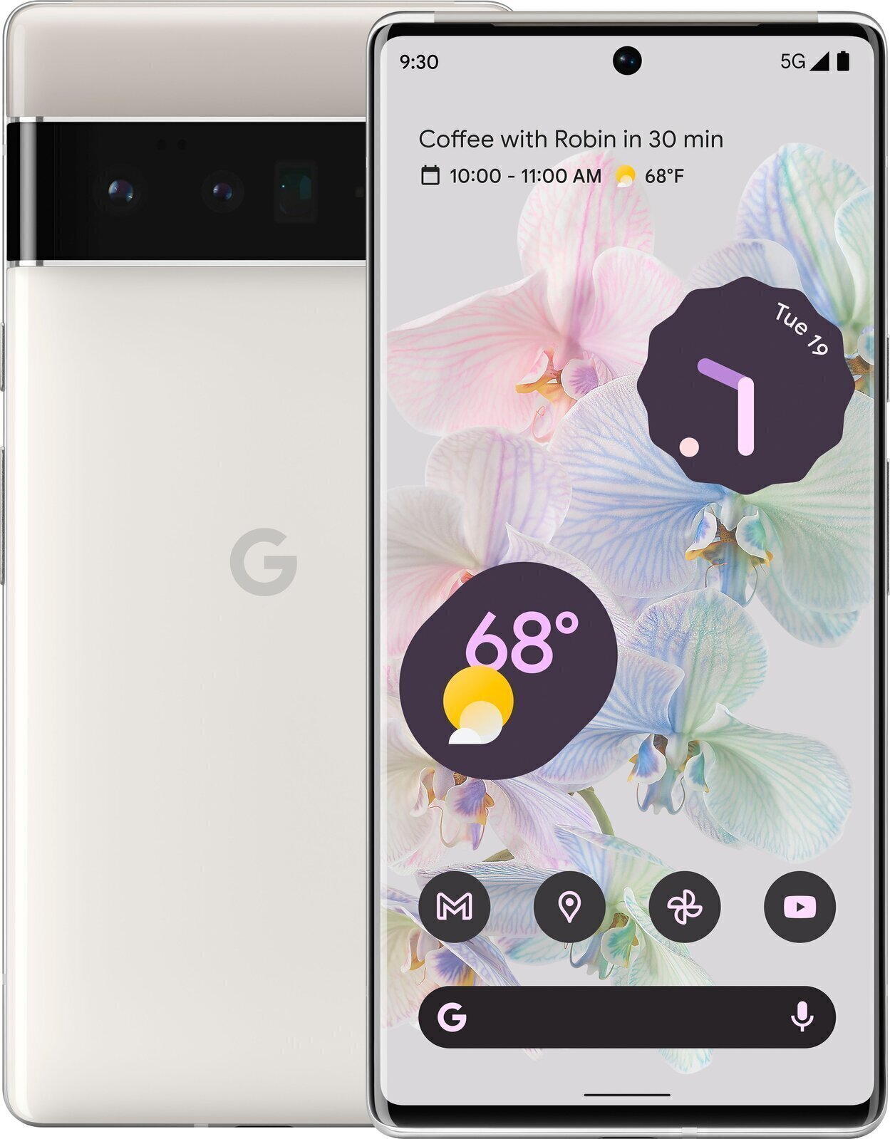 Google Pixel 6 Pro 128GB Cloud White - Premium Condition (Refurbished)