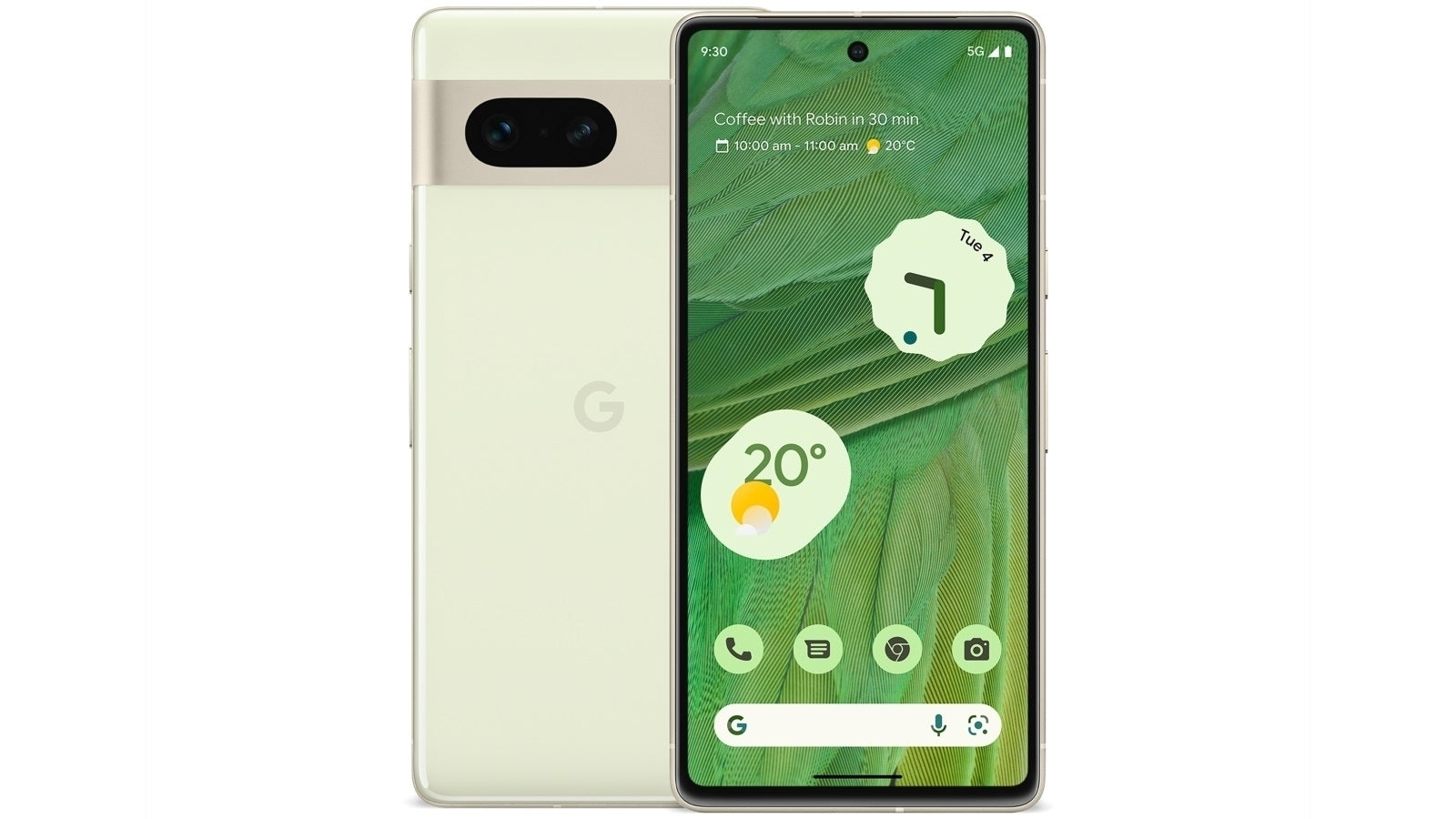 Google Pixel 7 128GB Lemongrass Color - As New Condition (Refurbished)