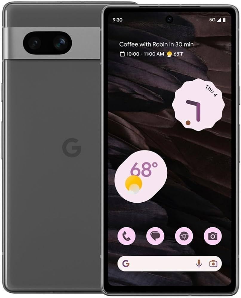 Google Pixel 7a 128GB Charcoal Color - Premium Condition (Refurbished)