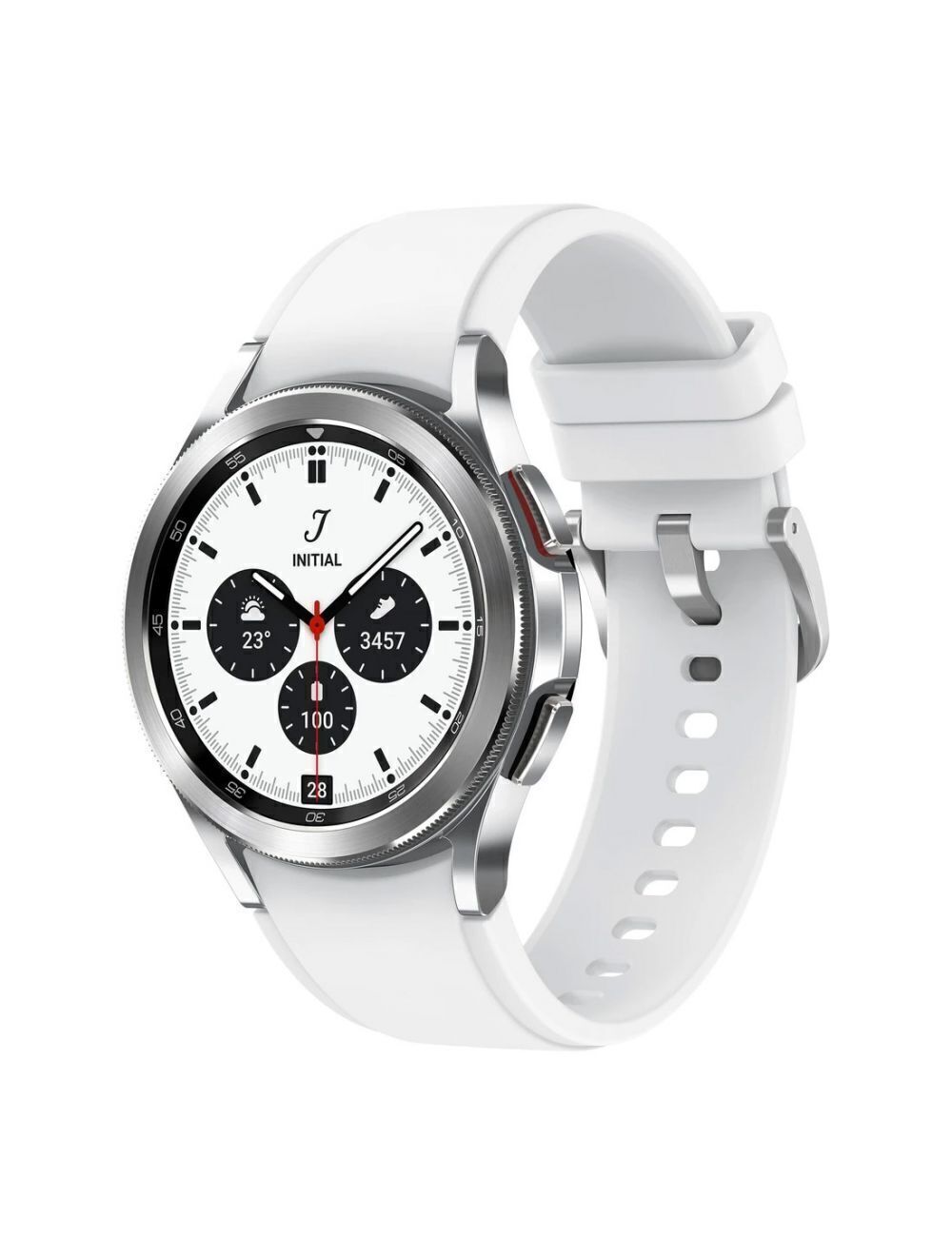 Samsung Galaxy Watch 4 Classic (R885, 42MM, LTE) Silver - As New (Refurbished)