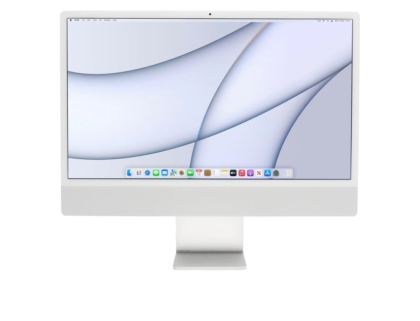 iMac 24"(2021)/M1(Two Ports)/7C GPU/8GB/256GB SSD Silver-Excellent (Refurbished)
