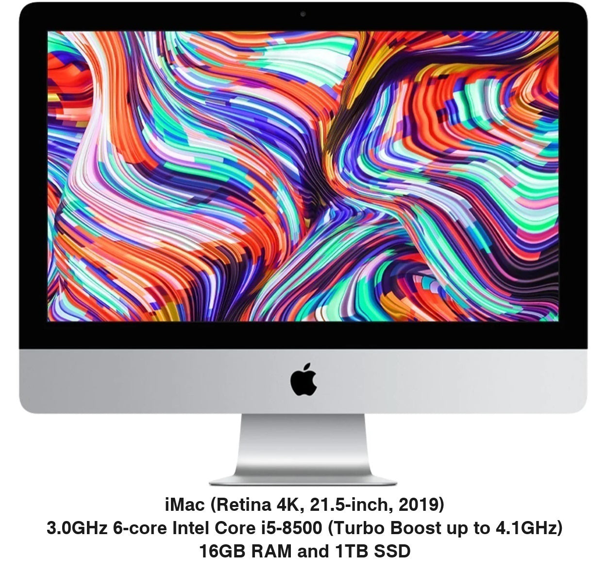 iMac 21.5"(2019)/i5-8500/3.0gHz/16GB/1TB SSD-Excellent