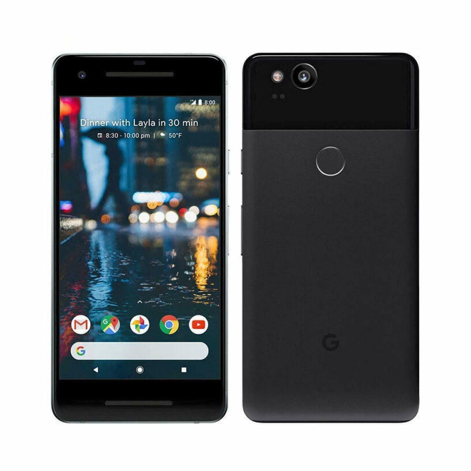 Google Pixel 2 64GB - Just Black - Good Condition (Refurbished)