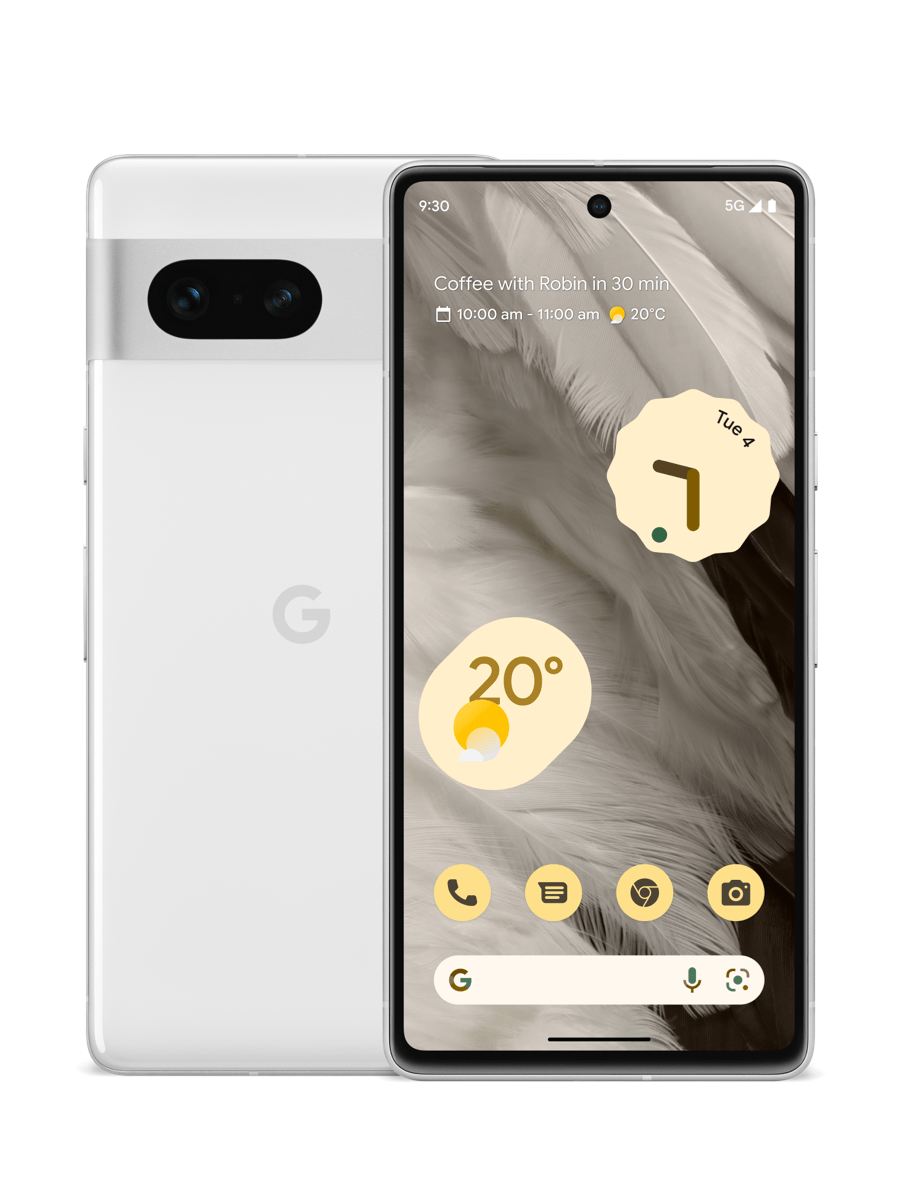 Google Pixel 7 128GB Snow Color - Excellent Condition (Refurbished)