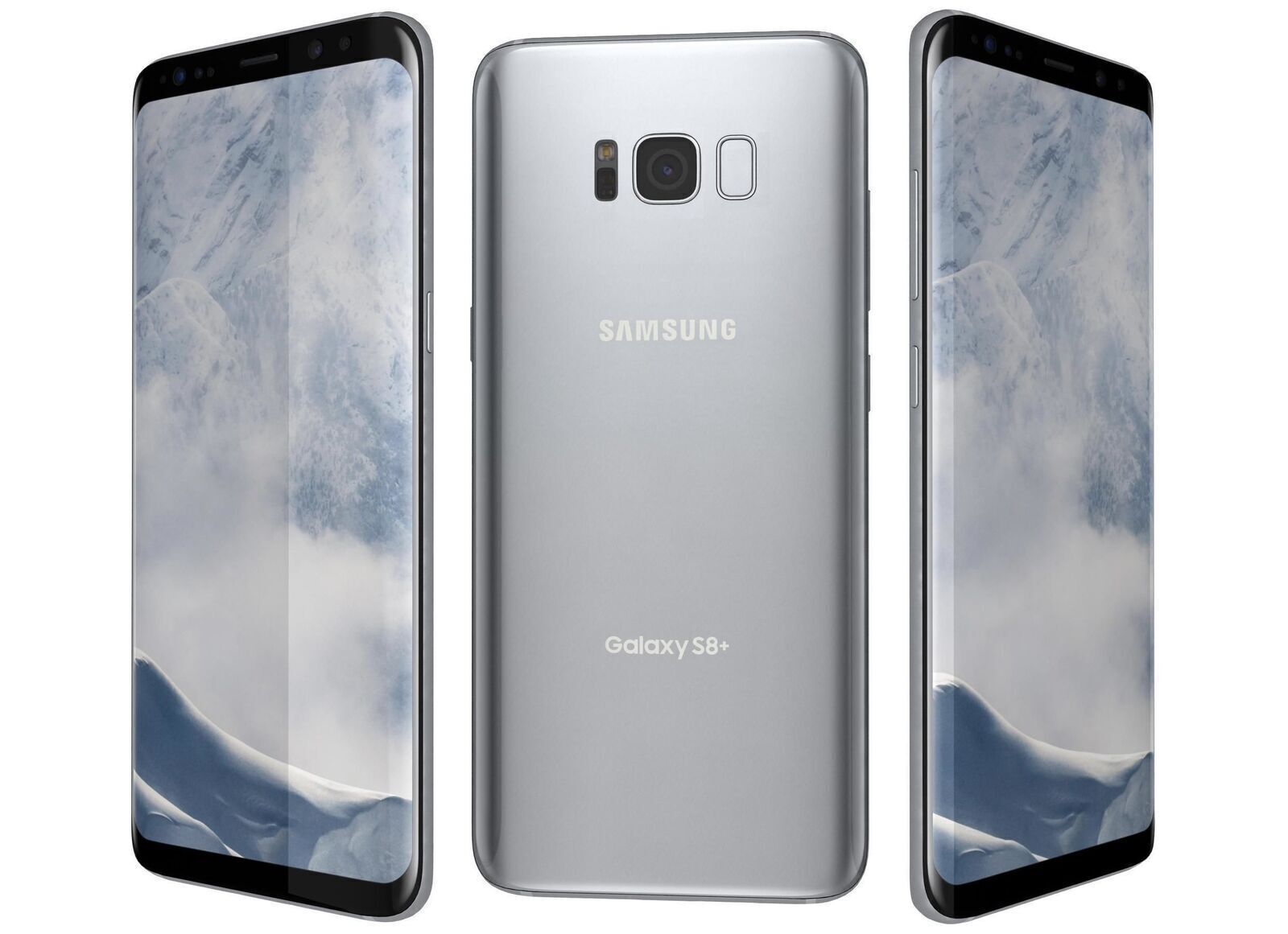 Samsung Galaxy S8 Plus 64GB Arctic Silver (G955) - Excellent Condition (Refurbished)