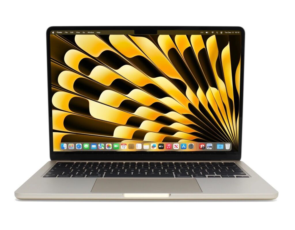 MacBook Air M2 8C CPU 8C GPU 13" (2022) 256GB 8GB Starlight - Excellent (Refurbished)