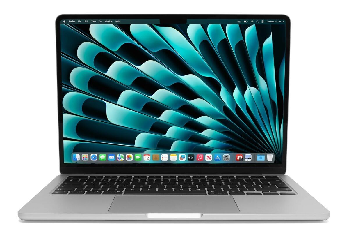 MacBook Air M3 8C CPU 10C GPU 13" (2024) 512GB 16GB Silver - Excellent (Refurbished)