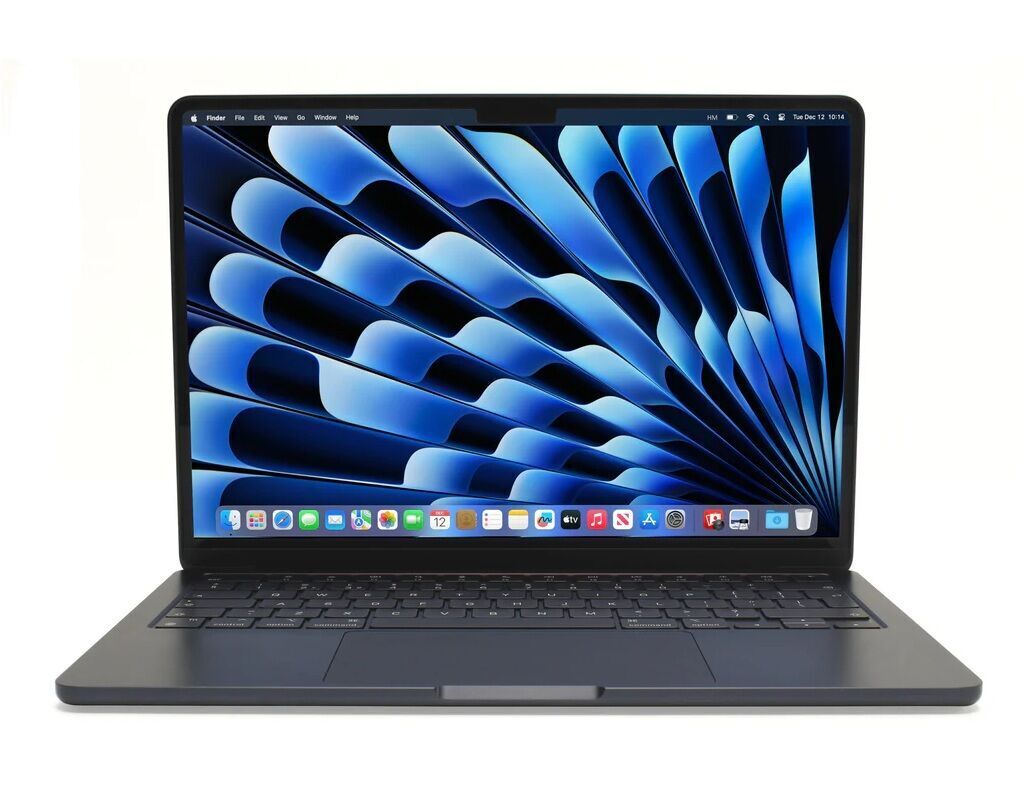 MacBook Air M3 8C CPU 10C GPU 15" (2024) 256GB 16GB Midnight - Premium (Refurbished)