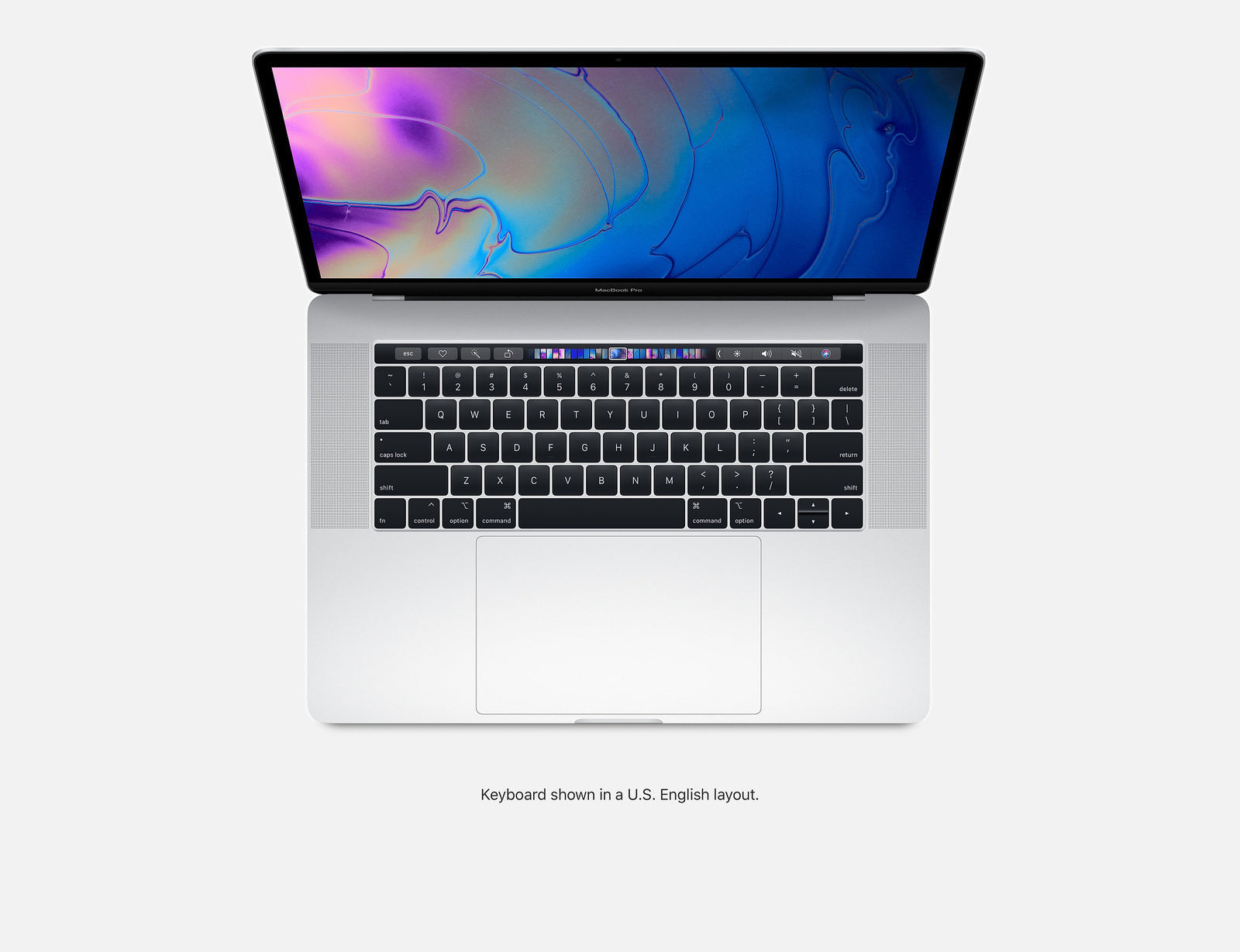 Apple Macbook Pro 15" 2018, i7, 2.2GHz, 16GB, 256GB Silver-As New (Refurbished)