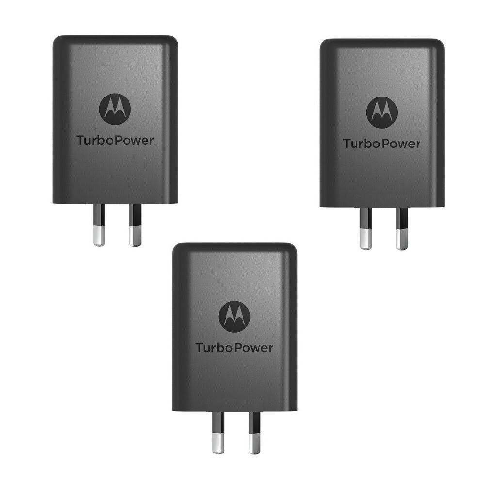 Motorola TurboPower 15W Wall Charger - 3 Pcs