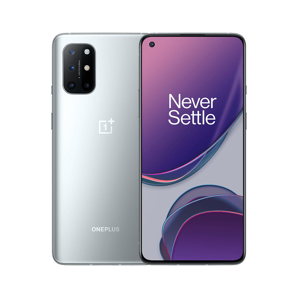 OnePlus 8T 5G, Dual Sim, 256GB+12GB RAM Silver - As New Condition (Refurbished)