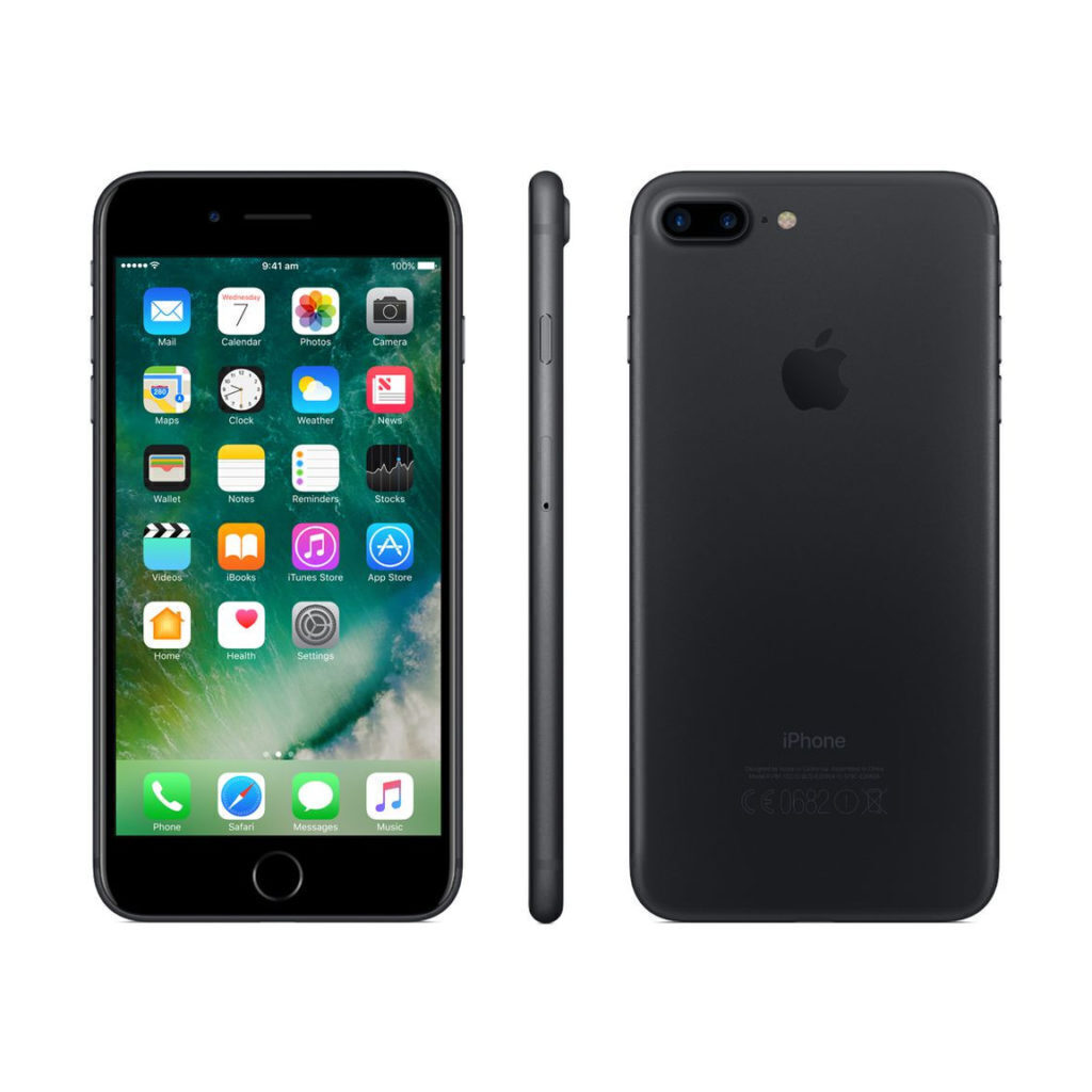 Apple iPhone 7 Plus 32GB Matt Black - Excellent Condition (Refurbished)