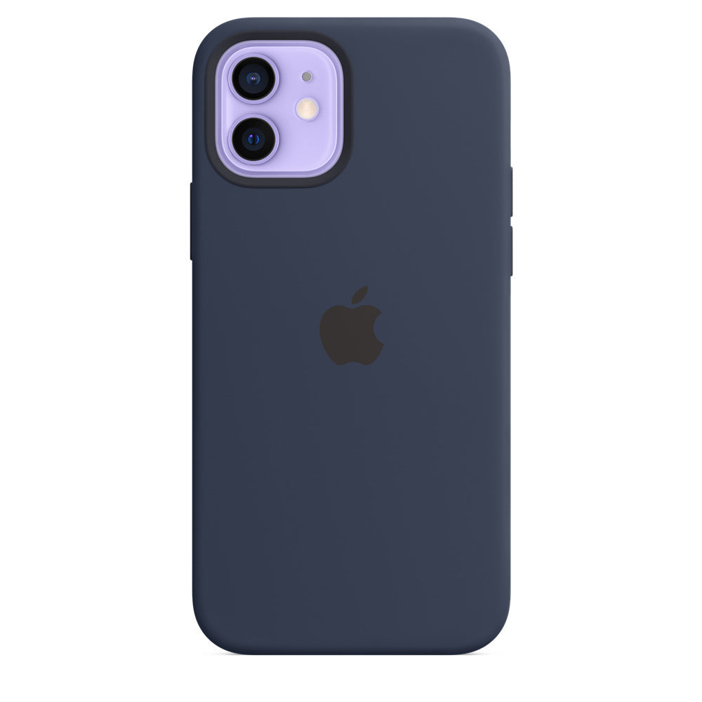 Apple iPhone 12 Silicone Case - Deep Navy (Damaged Box)